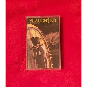 Slaughter Stick It To Ya (Cassette Tape 1990) Chrysalis Mark Dana Strum F4 21702